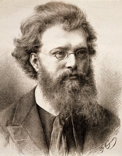 Portret Hansa Richtera (rycina) autorstwa Ignaz Eigner