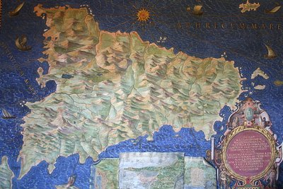 Mapa Sycylii autorstwa Ignazio Danti