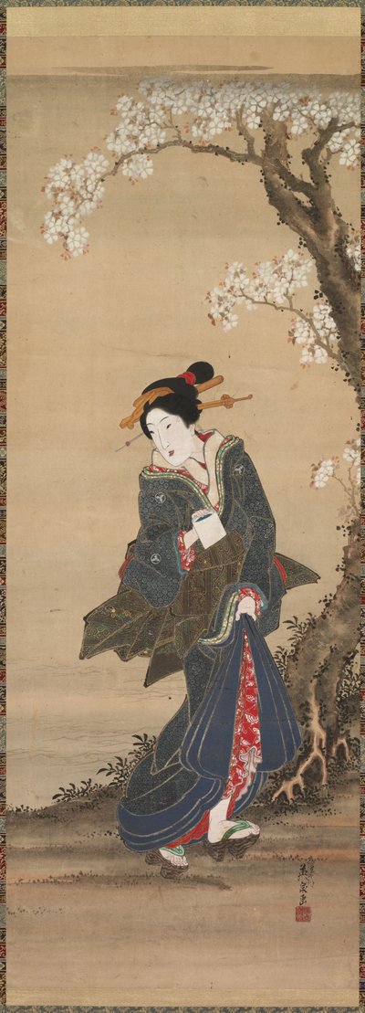 Kurtyzana autorstwa Ikeda Eisen