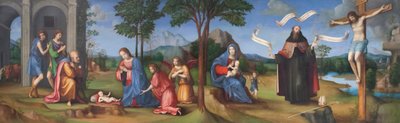 Wizja św. Augustyna autorstwa Il (1450-1517) Francia