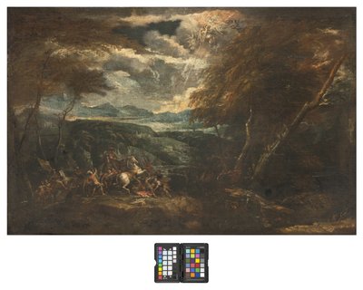 Nawrócenie św. Pawła, 1710-20 autorstwa Ilario Giacinto Mercanti