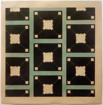 Suprematistisches Ornament autorstwa Ilja Grigorjewitsch  Tschaschnik