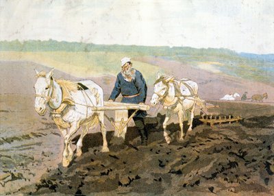 Orka hrabiego Tołstoja - według obrazu Repine