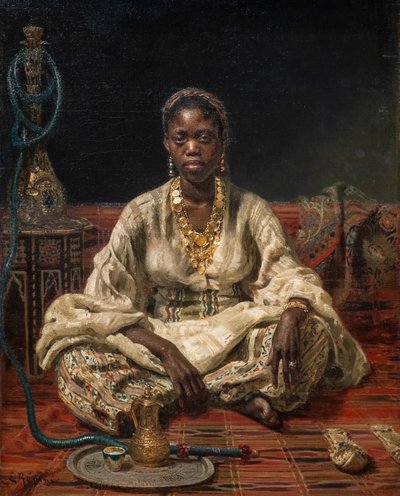 CZARNA KOBIETA autorstwa Ilya Efimovich Repin