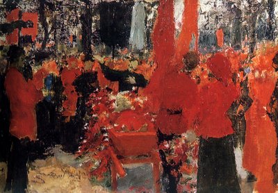 „Pogrzeb rewolucjonistów, 1905”, ok. 1900-1930 autorstwa Ilya Efimovich Repin