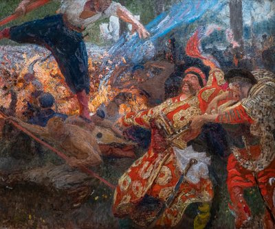 GOPAK. TANIEC ZAPOROGÓW KOZAKÓW autorstwa Ilya Efimovich Repin