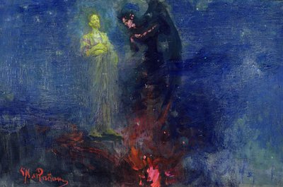 Idź stąd, Szatanie! autorstwa Ilya Efimovich Repin
