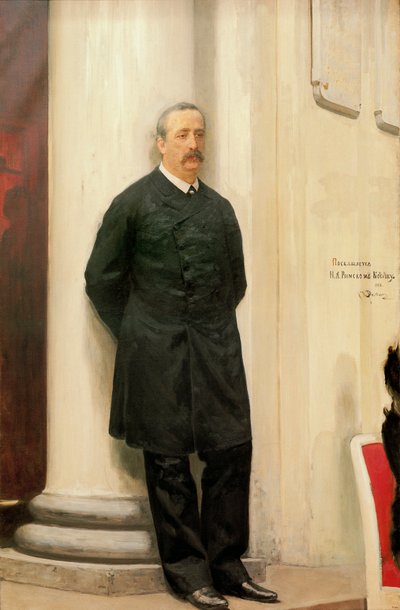 Portret Aleksandra Borodina autorstwa Ilya Efimovich Repin
