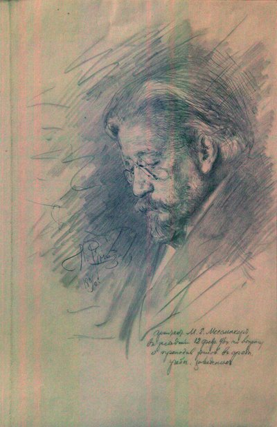 Portret Maksymiliana von Messmachera 18421906, 1896 autorstwa Ilya Efimovich Repin