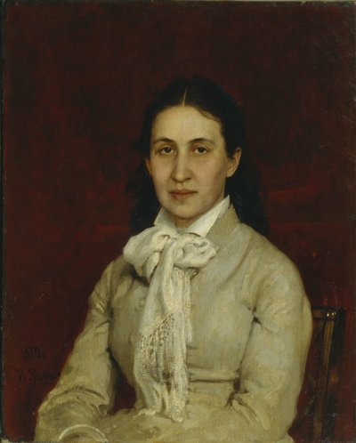 Portret Elizavety Grigoryevna Mamontova 1847-1908, 1878 autorstwa Ilya Efimovich Repin