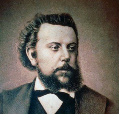 Portret rosyjskiego kompozytora Modesta Musorgskiego (Toropets autorstwa Ilya Efimovich Repin