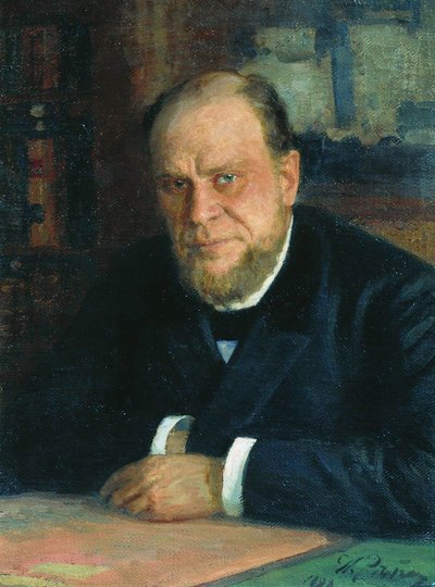 Portret prawnika i autora Anatolij Fiodorowicz Koni 1844-1927, 1898 autorstwa Ilya Efimovich Repin