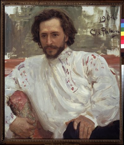 Portret pisarza Leonida Andriejewa autorstwa Ilya Efimovich Repin