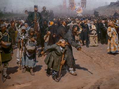 PROCES RELIGIJNY W WOJEWÓDZTWIE KURSKIM (więcej) autorstwa Ilya Efimovich Repin