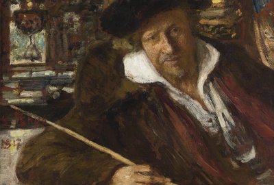 Autoportret, 1917 autorstwa Ilya Efimovich Repin