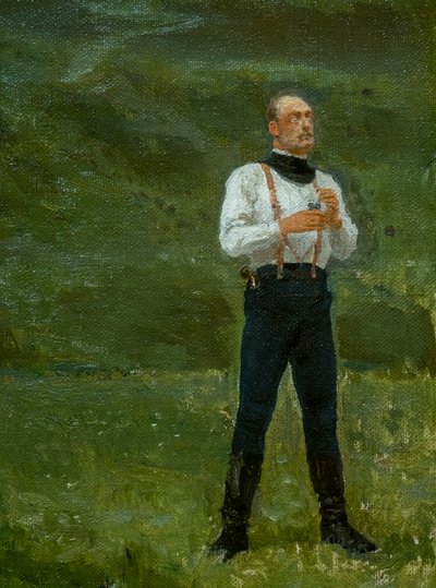 POJEDYNKA (szczegóły) autorstwa Ilya Efimovich Repin