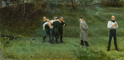 POJEDYNEK autorstwa Ilya Efimovich Repin