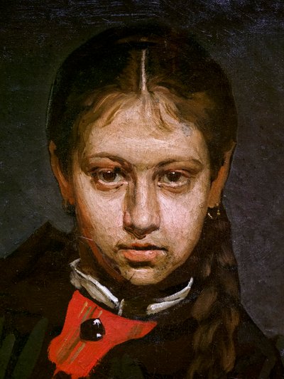 WERA CHEVTSOVA (szczegóły) autorstwa Ilya Efimovich Repin