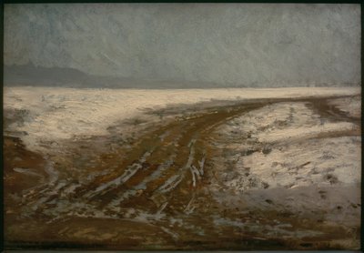 Ścieżka (droga w śniegu) autorstwa Ilya Efimovich Repin