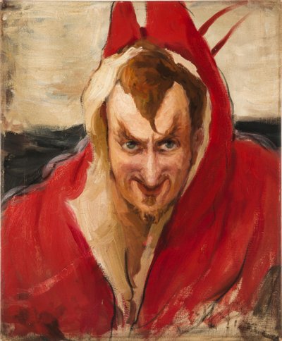 Grigorij Grigoriewicz Ge 1867-1942 jako Mefistofeles. autorstwa Ilya Efimovich Repin