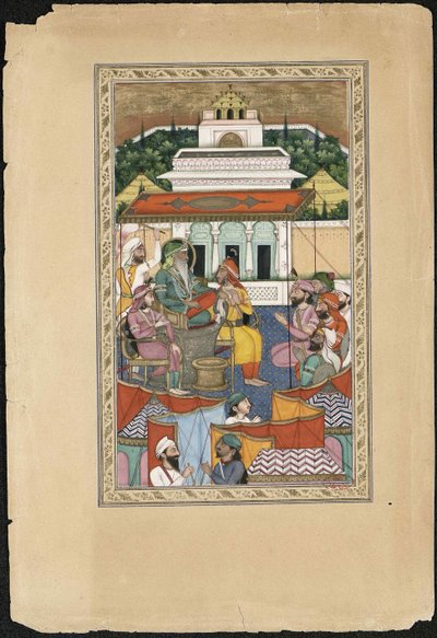 Maharadża Ranjit Singh, 1841. autorstwa Imam Bakhsh Lahori