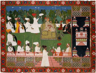 Ajit Singh 16781724, Maharadża Jodhpur, połowa XVIII wieku. autorstwa Indian Art
