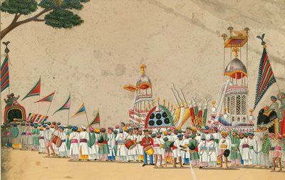 Pochód festiwalowy, ok. godz. 1800 autorstwa Indian Art