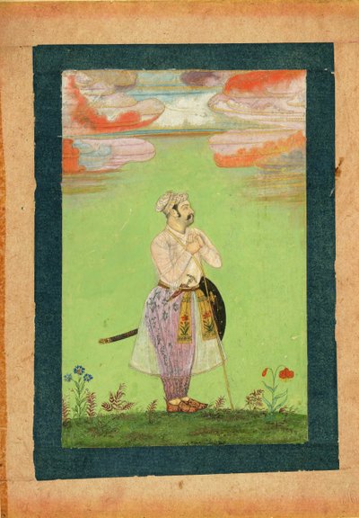 Oficer Mogołów, ok. 1650 autorstwa Indian Art