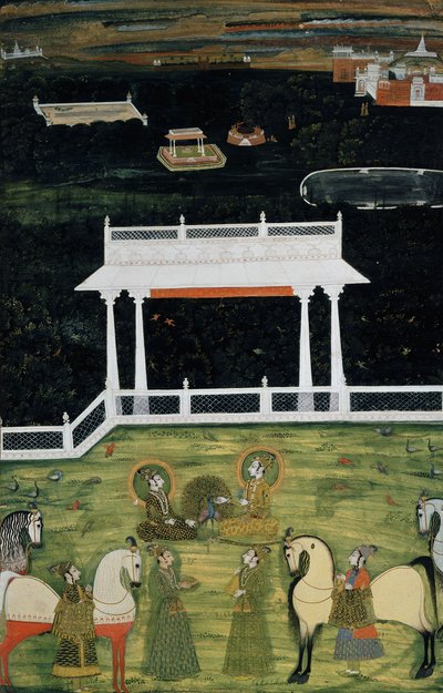 Raj książęcy, ok. 1750-1760 autorstwa Indian School
