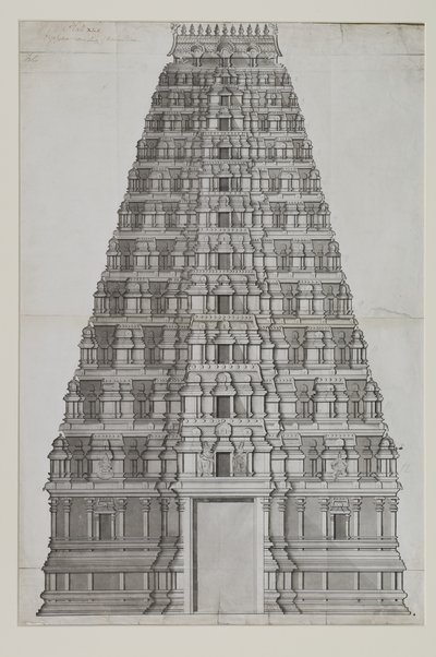 Dwunastopiętrowa gopuram autorstwa Indian School