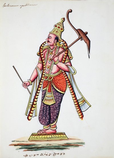 Balarama, 9. awatar Wisznu (wc na papierze) autorstwa Indian School
