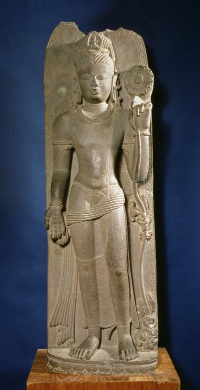 Bodhisattwa Padmapani, Nalanda, Bihar, Dynastia Pala autorstwa Indian School