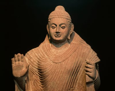 Budda, okres Gupty (320-550) autorstwa Indian School