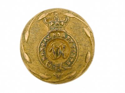 Button, bengalski korpus sztabowy, 1876-1891 autorstwa Indian School