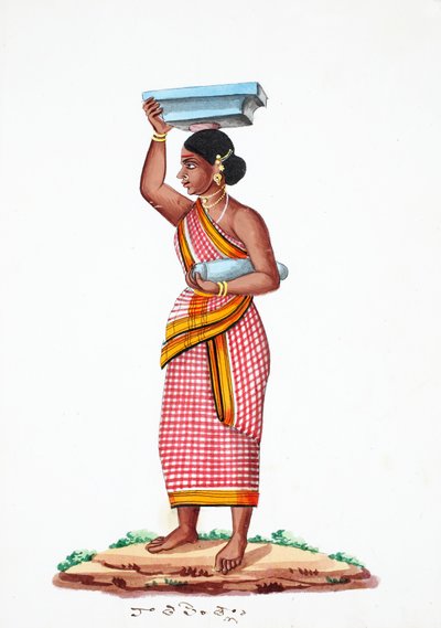 Kamień nośny (wc na papierze) autorstwa Indian School