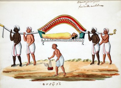 Procesja pogrzebowa (wc na papierze) autorstwa Indian School