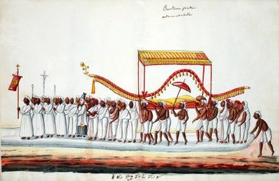 Procesja pogrzebowa (wc na papierze) autorstwa Indian School