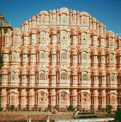 Hawa Mahal (Pałac Wiatrów) wybudowany w 1799 r. (patrz także 121219 i 208426) autorstwa Indian School