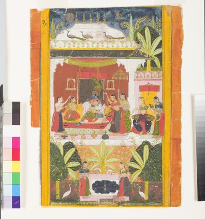 Hindol Ragini z Malkosh, K. 185 autorstwa Indian School
