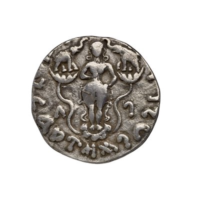 Moneta indyjsko-scytyjska, 20 pne (srebrna) autorstwa Indian School
