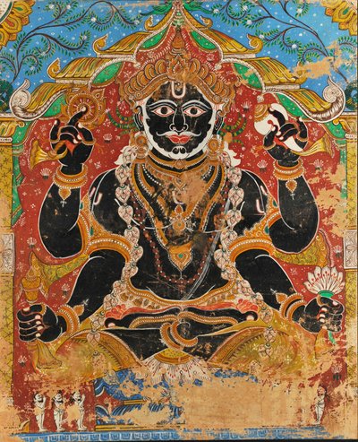 Jagannath (malarstwo ścienne) autorstwa Indian School