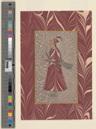Pani niosąca pawia, Bijapur, ok. 1660 autorstwa Indian School