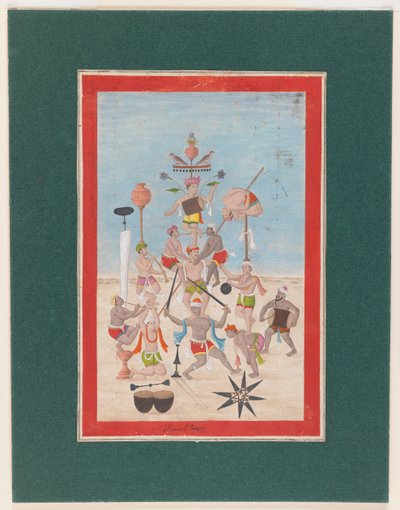 Obraz miniaturowy, ok. 1810 (wc na papierze) autorstwa Indian School
