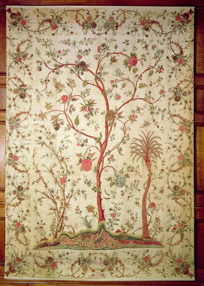 Palampore lub narzuta z wybrzeża Coromandel, ok. 1770 (perkal) autorstwa Indian School