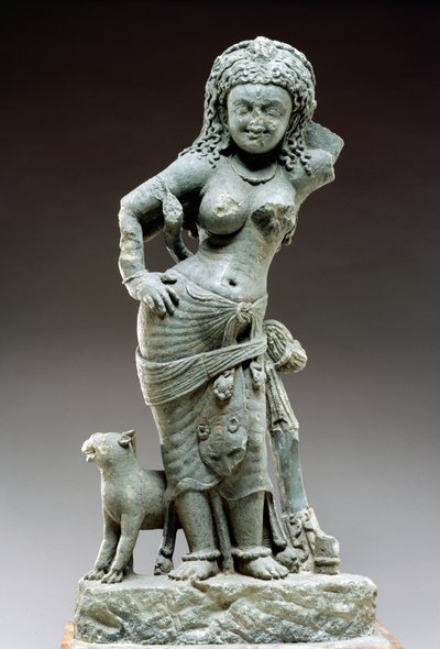 Parvati, kultura Samlaji, 500 AD (łupki) autorstwa Indian School