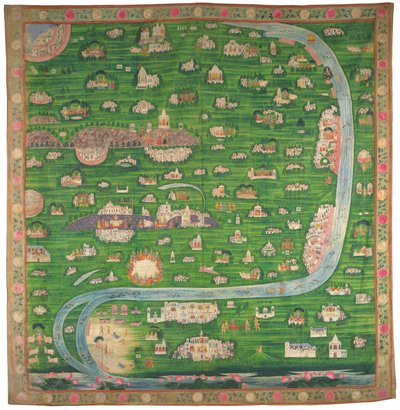 Mapa pielgrzymkowa Vraj autorstwa Indian School