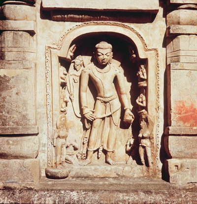 Płaskorzeźba z głównej świątyni Site III, 320-530 autorstwa Indian School
