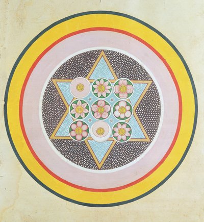 Tantryczny projekt gwiazdy autorstwa Indian School