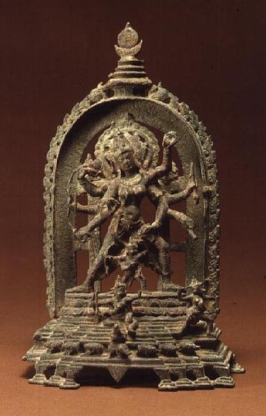 Tirthankara Parsvanatha, Maitraka, Akota, Gujarat (brąz) autorstwa Indian School