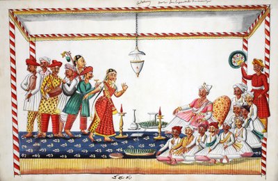 Ceremonia ślubna (wc na papierze) (patrz również 908429) autorstwa Indian School